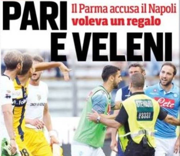 Svjetske naslovnice: Napolijeva sramota