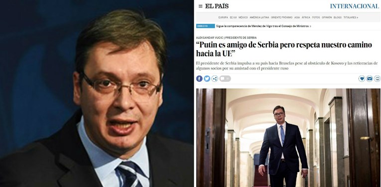 Španjolske novine o Vučiću: Bio je ultranacionalist, sad je žestoki europejac