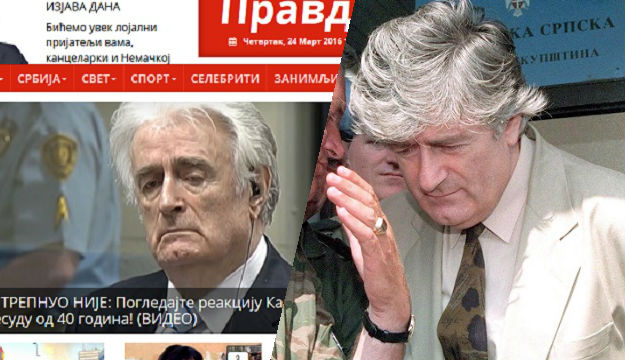 Zgroženi srpski mediji veličaju Karadžića: "Drakonska kazna za proslavljenog heroja"