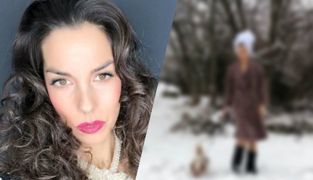 FOTO Supruga Igora Vorija u kućnom ogrtaču prošetala po snijegu i izazvala raspravu na internetu