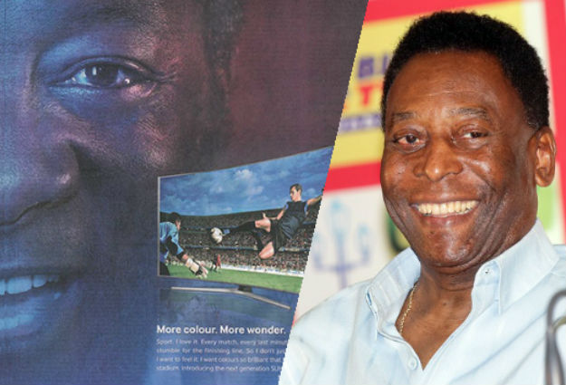 Pele od proizvođača televizora traži 30 milijuna dolara jer je u reklami podvalio njegovog dvojnika