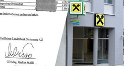 Austrijska banka: "Tajni računi hrvatske elite u RBA zadrugama su krivotvorina"