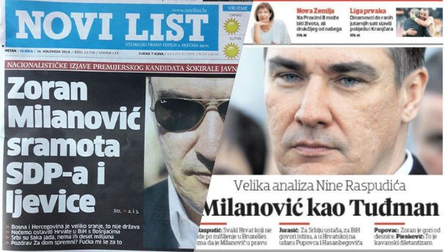 Neformalno glasilo SDP-a proglasilo Milanovića sramotom stranke, a desnica ga slavi kao novog Tuđmana
