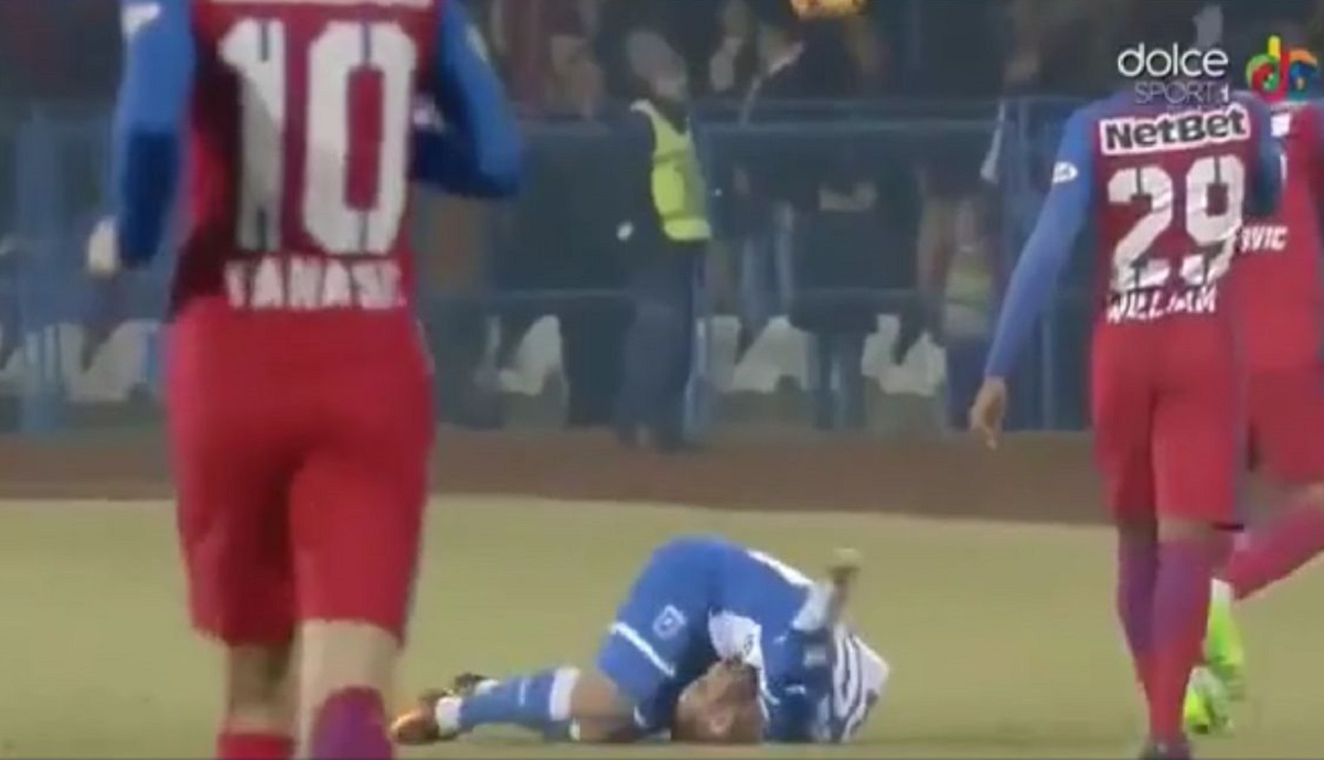 STRAVIČAN PAD Svi su se smrznuli, uvjereni da je slomio vrat