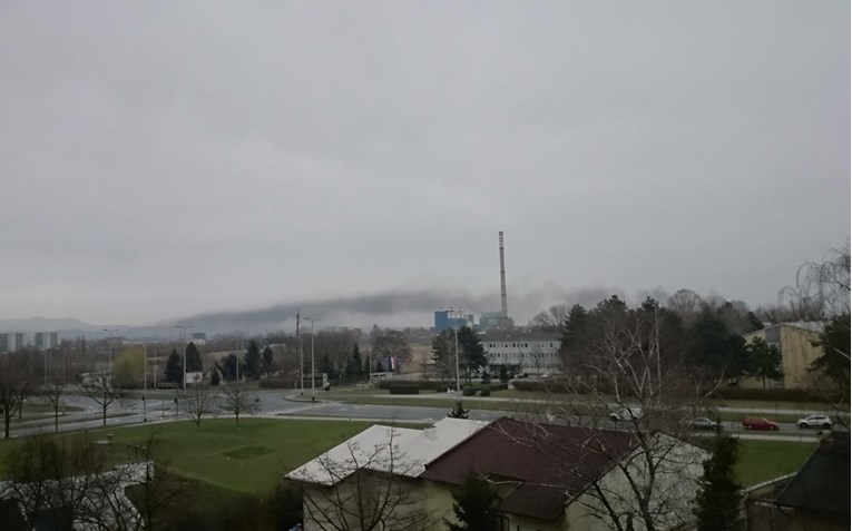 Nešto gori u Zagrebu, čitatelj nam je poslao sliku dima iznad istočnog dijela grada