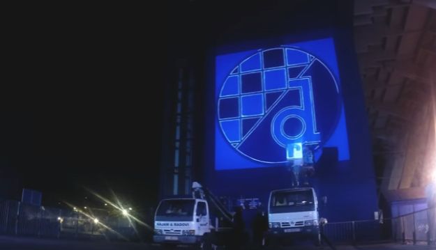 VIDEO Na Maksimiru osvanuo novi Dinamov grb