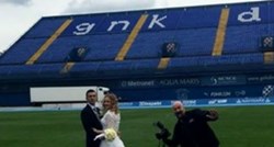 Iznenadila budućeg supruga svadbenim fotografiranjem na Dinamovom stadionu