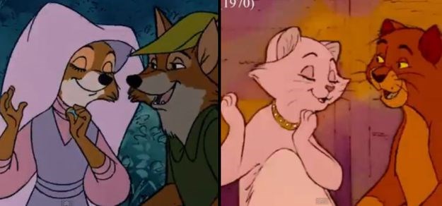 Pogledajte kako Disney desetljećima reciklira scene u crtićima