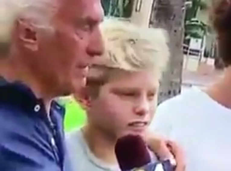 VIDEO Dječak s Floride prekinuo oca koji je odgovarao novinarki na pitanje i brutalno ga posramio