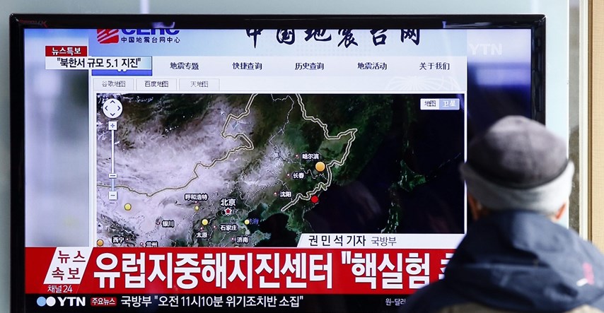 Dva potresa zabilježena u blizini sjevernokorejskog nuklearnog poligona