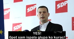 SDP-ov zastupnik napisao da je Kolinda "glupa ko kurac" pa kukavički makao objavu. Pogledajte je