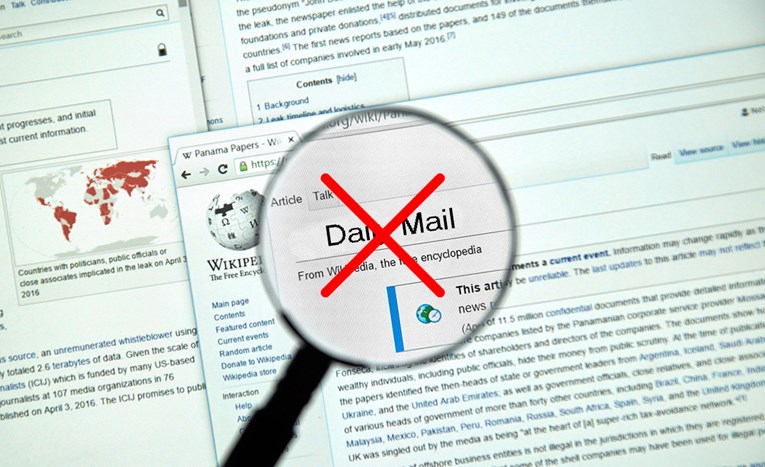 Wikipedia odlučila zabraniti Daily Mail kao izvor informacija