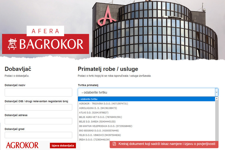 AGROKOR OBJAVIO POZIV DOBAVLJAČIMA "Sudjelujte u financiranju koncerna"