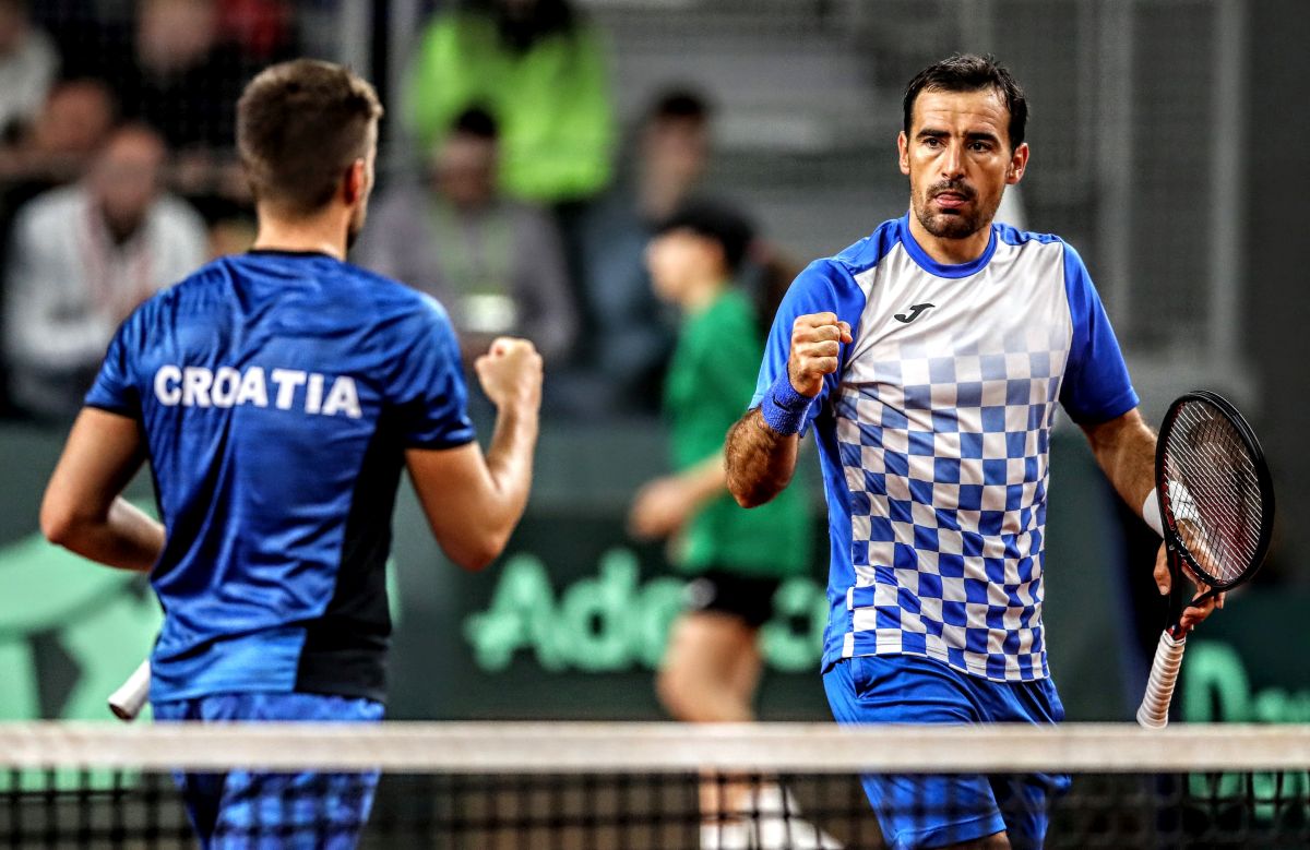 DAVIS CUP, HRVATSKA - KAZAHSTAN 2:1 Dodig i Mektić slavili preokretom, polufinale na vidiku