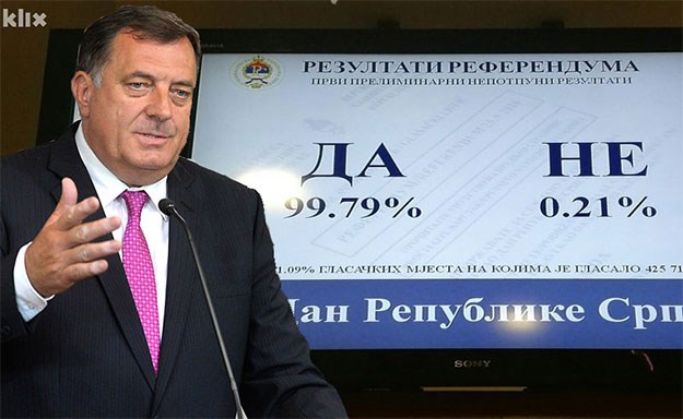 Neustavni referendum uspio, Dodik poručuje: "Ne bojim se uhićenja"