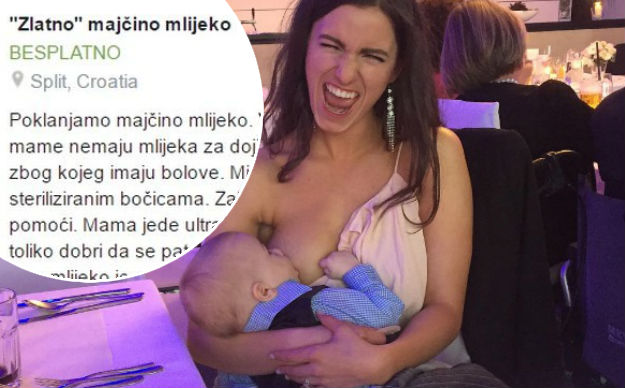 Splitski par oduševio internet neobičnim oglasom: "Poklanjamo majčino mlijeko"