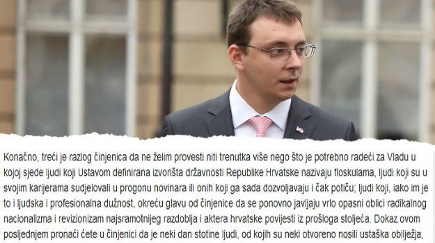 Glavašević podnio ostavku: Ne želim više ni trenutka raditi za Vladu u kojoj sjede ovakvi ljudi