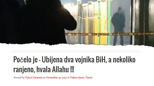 Radikalni islamisti poručuju BiH: Ovo je tek početak prolijevanja vaše prljave krvi