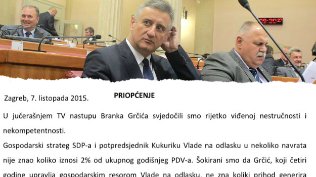 Glup, gluplji: HDZ je matematiku učio kod Grčića