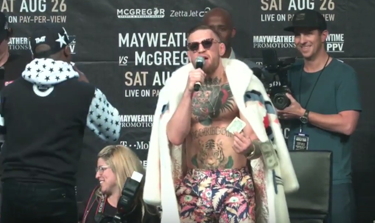 Letjele psovke i dolari na trećem sučeljavanju McGregora i Mayweathera