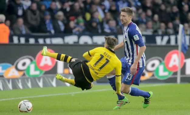 Hertha uzela bod Dortmundu, težak poraz Wolfsburga