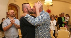 Dražen Ilinčić vjenčao se danas u Zagrebu s dečkom Alenom Kovačem