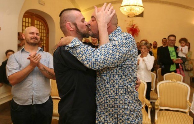 Dražen Ilinčić vjenčao se danas u Zagrebu s dečkom Alenom Kovačem