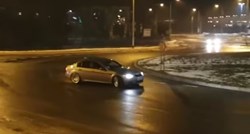 Driftao BMW-om na rotoru u Zagrebu: "Nemojte ovo pokušavati sami"