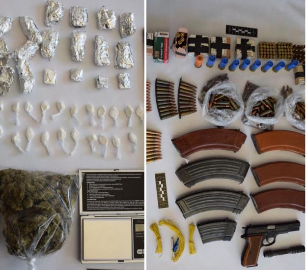 U Bračanina marihuana, kokain, hašiš, pištolj i 592 metka