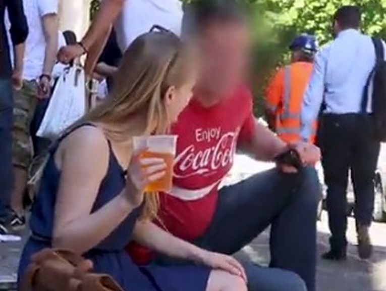 VIDEO Pijana atraktivna cura nabacivala se frajerima na ulici, oni iznenadili reakcijama