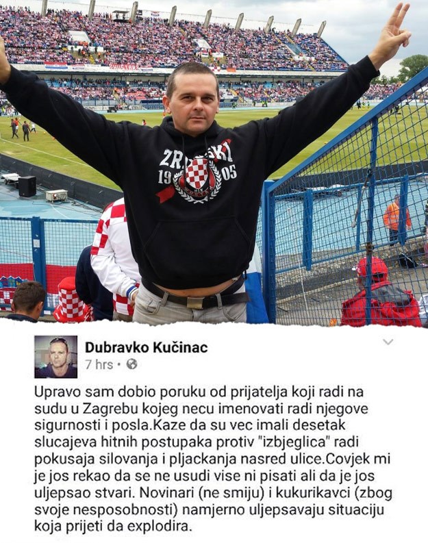 HDZ-ovac tvrdi da izbjeglice masovno siluju i kradu po Zagrebu! Policija: Ne nasjedajte na laži!