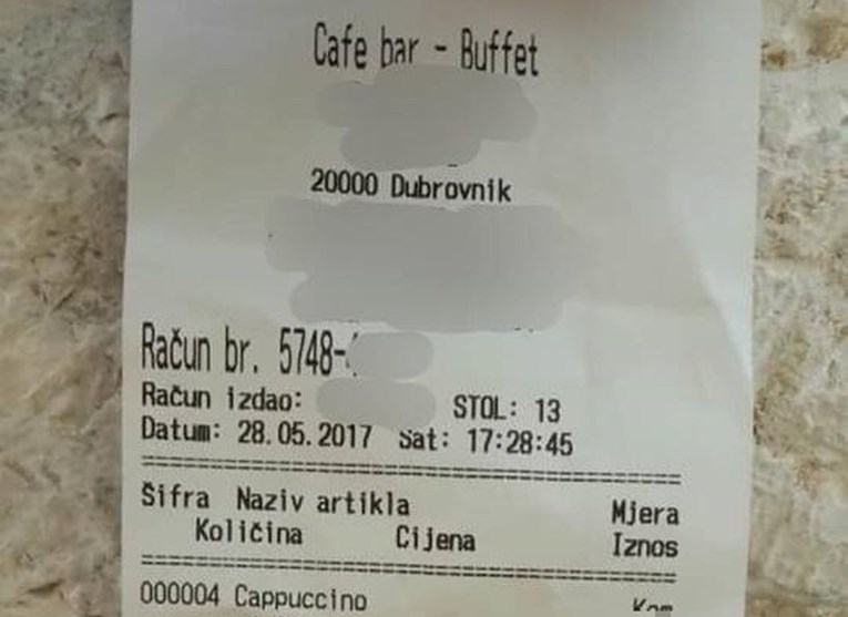 Cijene u Dubrovniku opet šokiraju: Pogledajte koliko ćete platiti cappuccino i bijelu kavu
