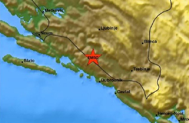 Potres zatresao Dubrovnik malo prije ponoći
