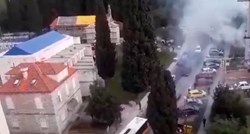 VIDEO Svatovi u Dubrovniku palili gume i ispaljivali rakete, na teren izašli i vatrogasci