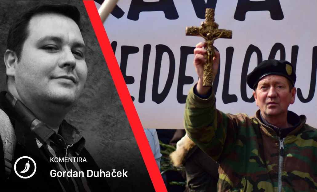 Primitivna manjina najavljivala spektakl, a prosvjed ispao debakl