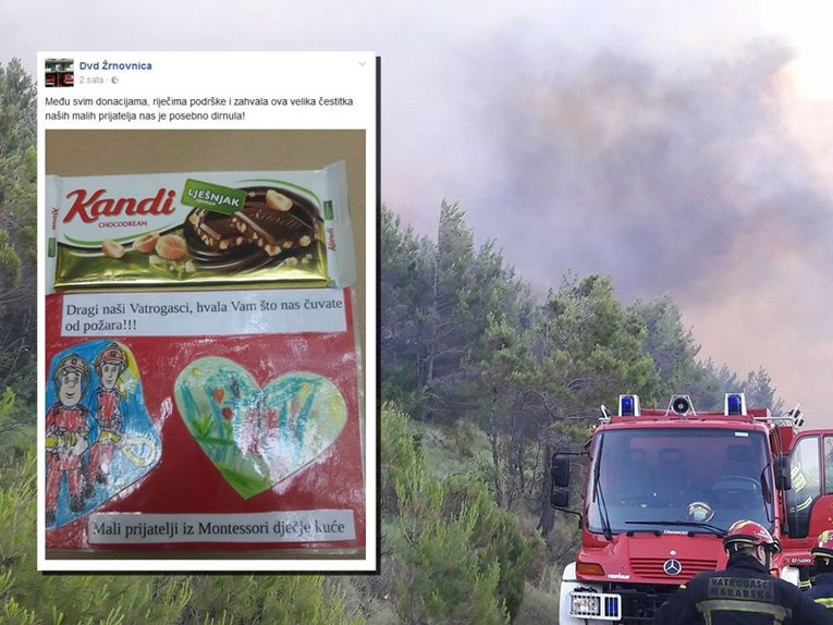 Vatrogasci iz Žrnovnice zahvalili se na donacijama, jedna ih je posebno dirnula
