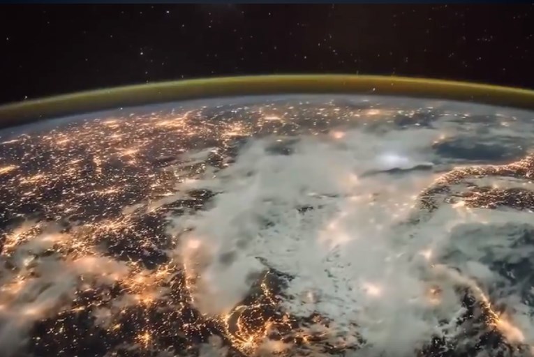 VIDEO Pogledajte kako iz svemira izgleda oluja nad Istrom i Dalmacijom
