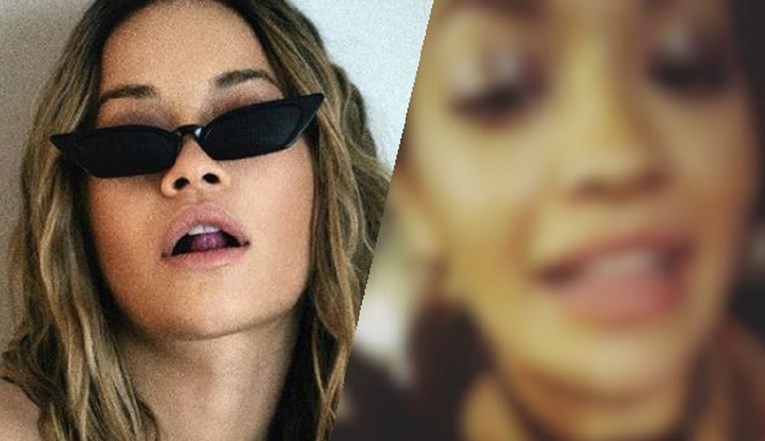 VIDEO Rita Ora objavila privatnu snimku, prozvali je zbog jednog detalja: "Što ti je to u ustima?"