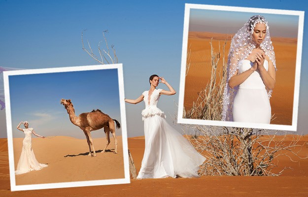 Pustinjska avantura eNVy Room mladenke: Zanosne nove vjenčanice na pijesku Dubaija