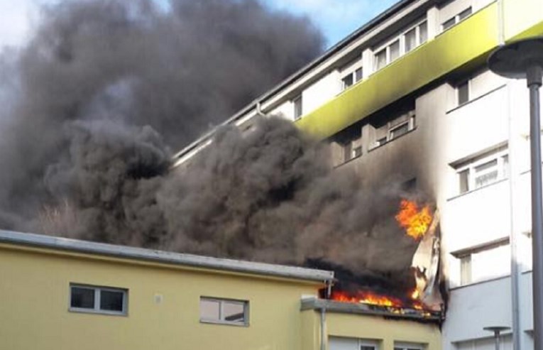 VIDEO, FOTO Kaos na Cvjetnom: Požar ugašen, izgorjelo nekoliko soba, ozlijeđene tri osobe