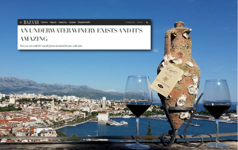 FOTO Harper´s Bazaar oduševljen hrvatskom podvodnom vinarijom