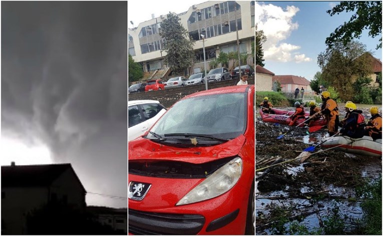 OLUJE DILJEM HRVATSKE Pijavice, tuča i razoran vjetar u Dalmaciji, Ogulin se priprema na najgore