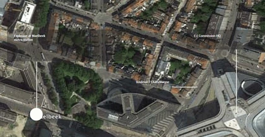Fotografija kao dokaz: Napadnuta stanica metroa nalazi se par stotina metara od Europske komisije