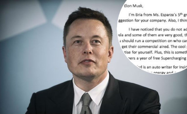 Elon Musk prihvatio savjet djevojčice iz petog razreda osnovne škole, pogledajte što mu je napisala