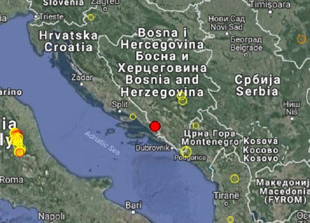 Jači potres opet pogodio Hercegovinu