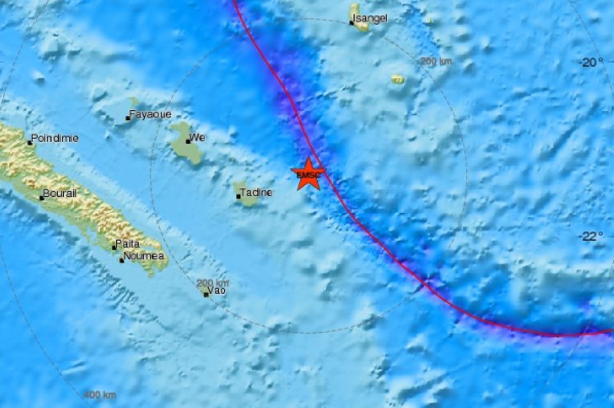 Nakon potresa jačine 7,3 stupnja po Richteru, kod Nove Kaledonije detektiran manji tsunami