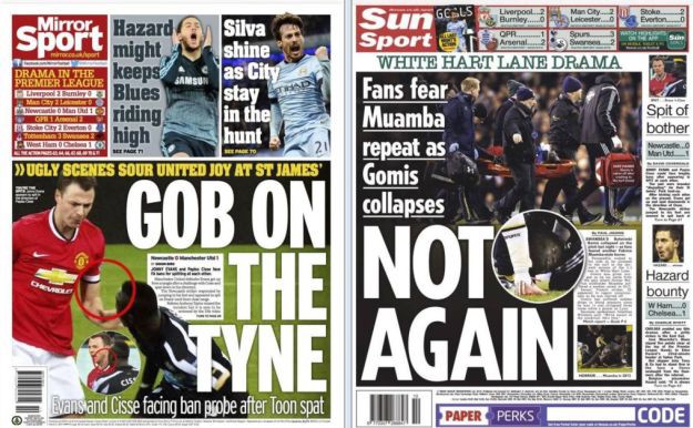 Svjetske naslovnice: Pljuvači iz Newcastlea i drama s Gomisom glavne teme dana