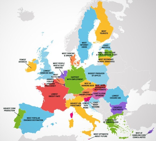Po čemu je najbolja svaka zemlja Europske unije? I Hrvatska svog konja za trku ima