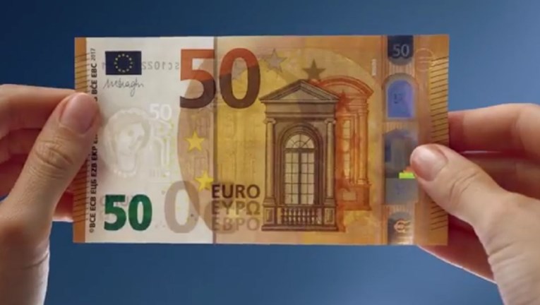 VIDEO Od danas je u optjecaju novih 50 eura, pogledajte po čemu se razlikuju od stare novčanice