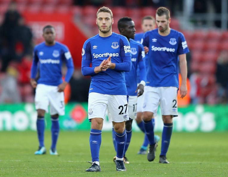 NOVI DEBAKL SLAVNOG KLUBA Vlašić i Everton primili četiri gola od Southamptona